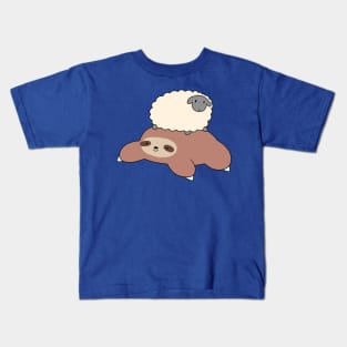 Sloth and Little Sheep Kids T-Shirt